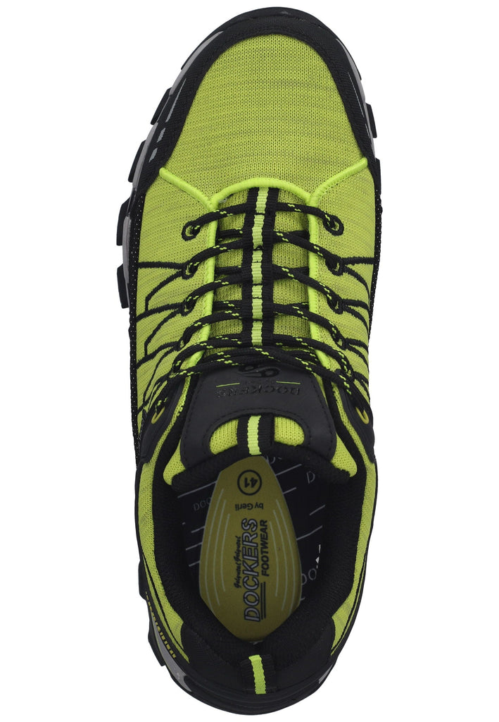 Dockers Sneaker Lederimitat Grün/Schwarz