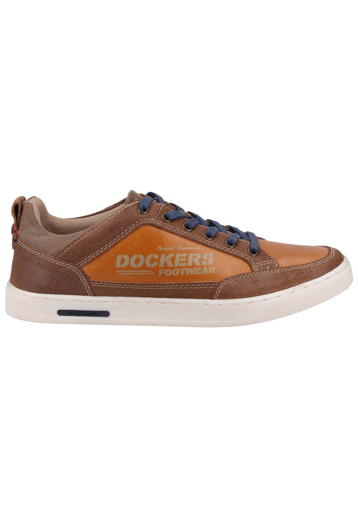 Dockers Sneaker Lederimitat Hellbraun