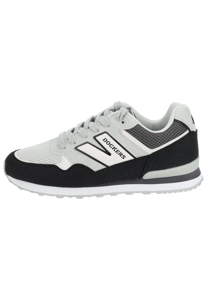 Dockers Sneaker Lederimitat/Mesh Schwarz/Grau