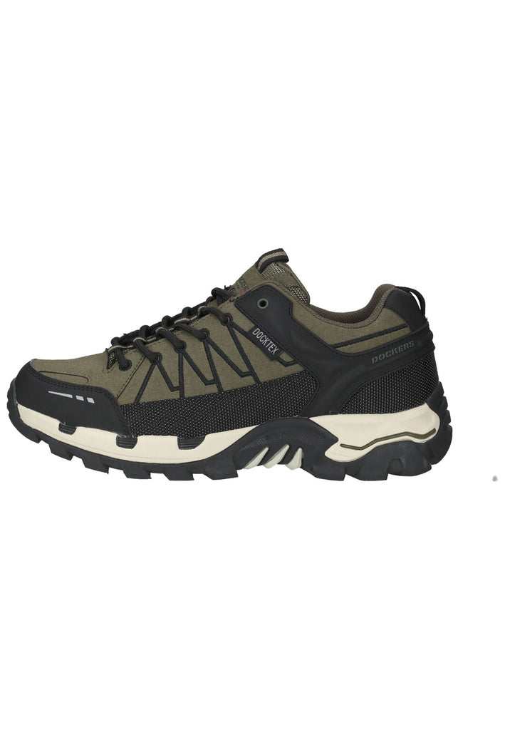 Dockers Sneaker Lederimitat Olive/Schwarz