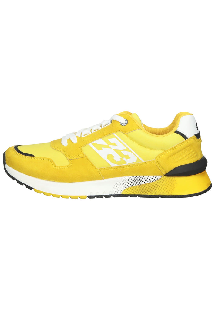 Dockers Sneaker Lederimitat Schwarz/Gelb