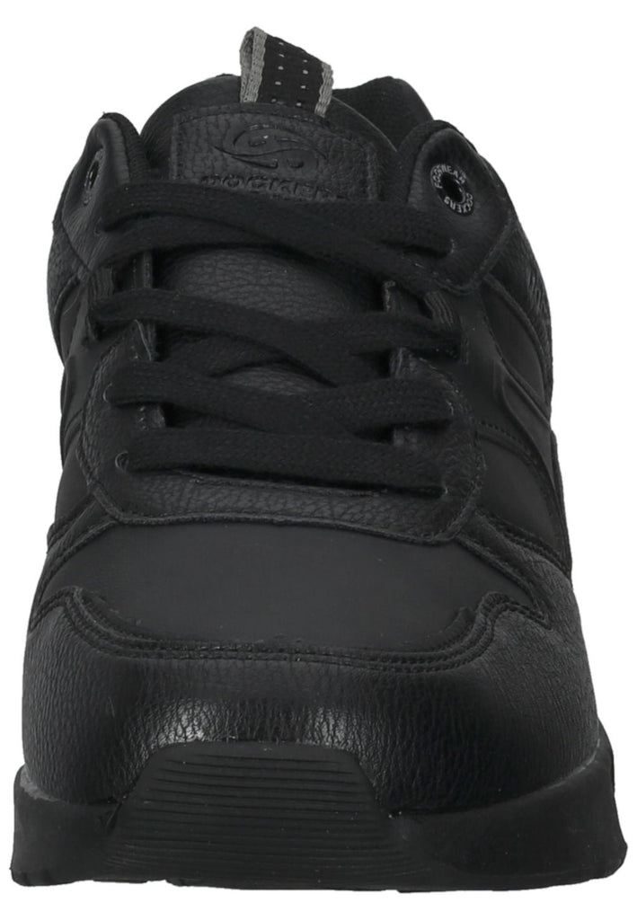 Dockers Sneaker Lederimitat Schwarz/Schwarz