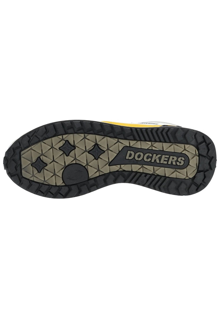 Dockers Sneaker Lederimitat/Textil Gelb