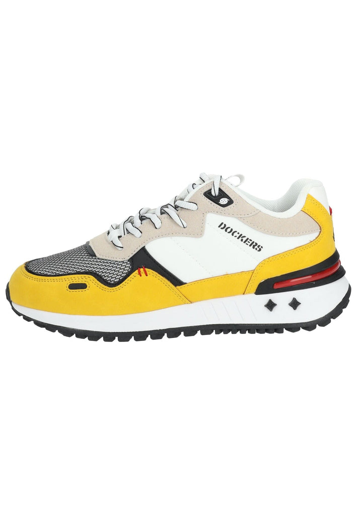 Dockers Sneaker Lederimitat/Textil Gelb
