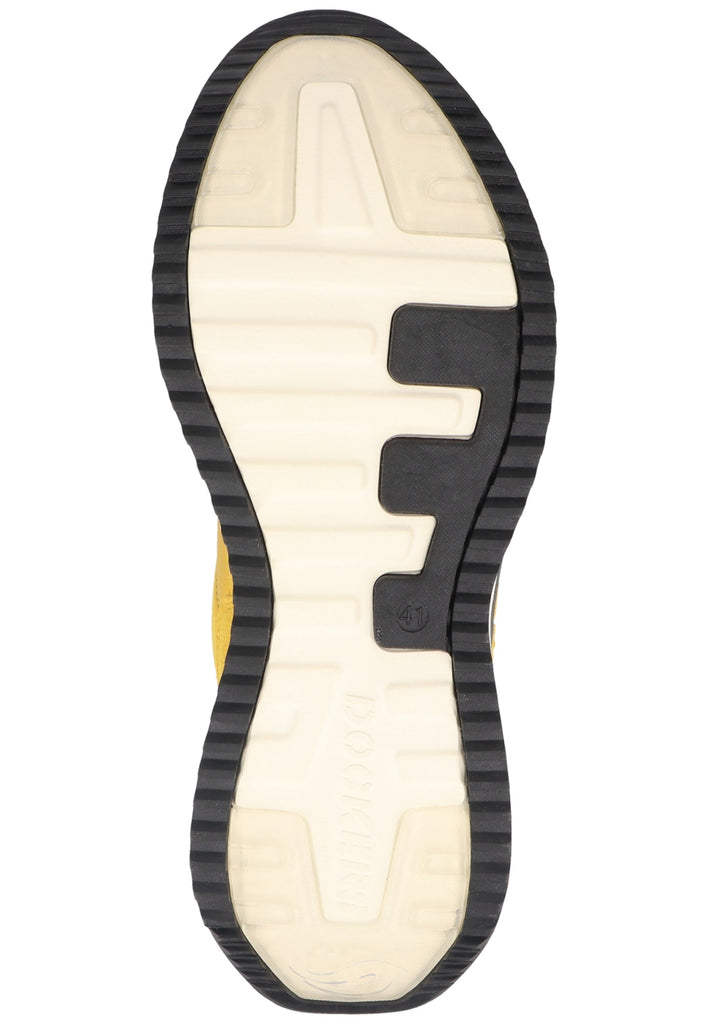 Dockers Sneaker Lederimitat/Textil Gelb