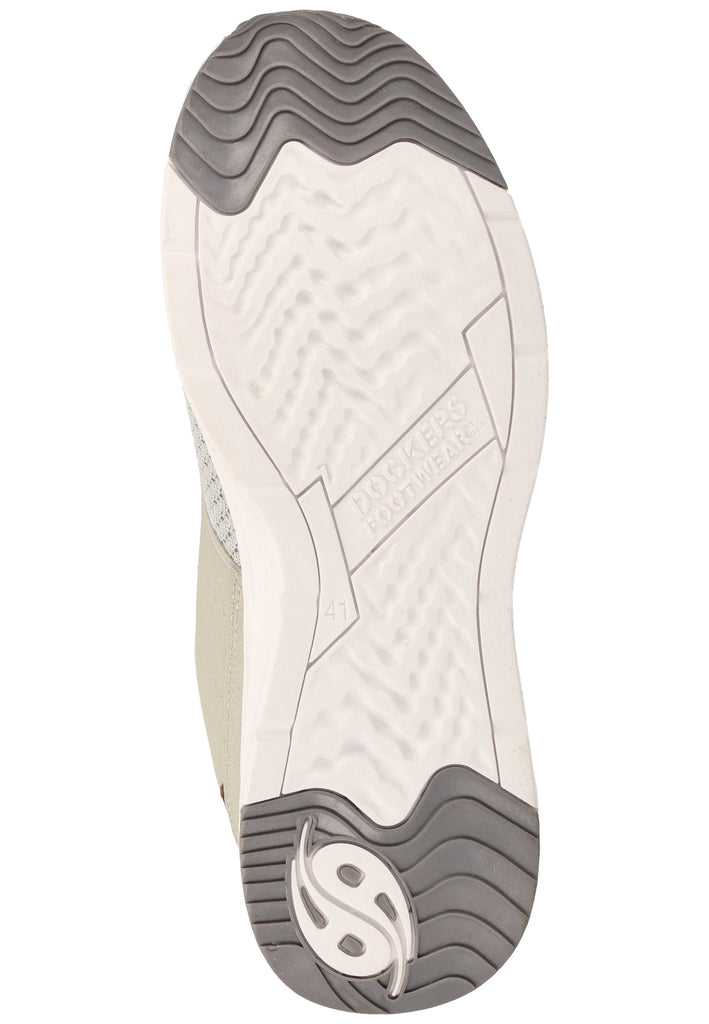 Dockers Sneaker Lederimitat/Textil Hellgrau