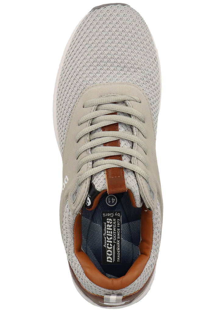 Dockers Sneaker Lederimitat/Textil Hellgrau