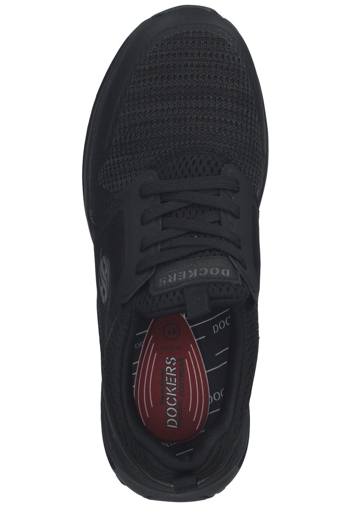 Dockers Sneaker Lederimitat/Textil Schwarz