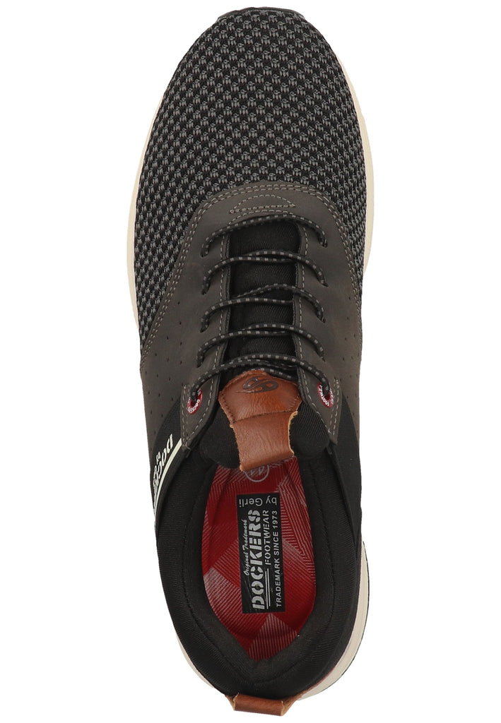 Dockers Sneaker Lederimitat/Textil Schwarz