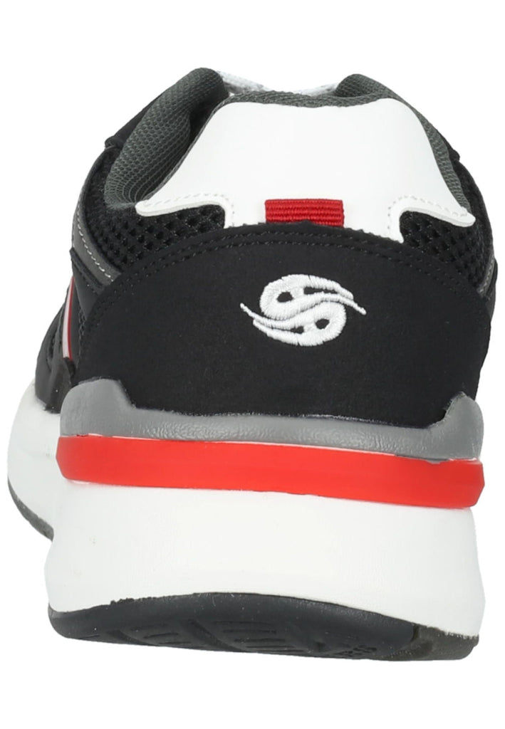 Dockers Sneaker Lederimitat/Textil Schwarz