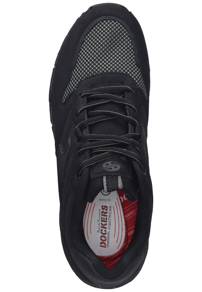 Dockers Sneaker Lederimitat/Textil Schwarz