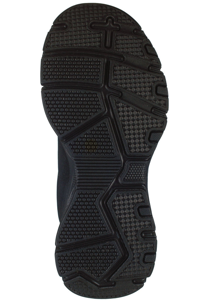 Dockers Sneaker Lederimitat/Textil Schwarz