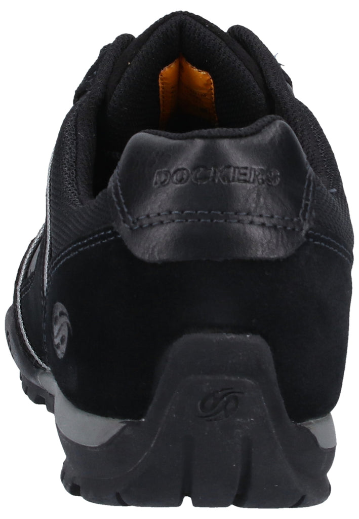 Dockers Sneaker Lederimitat/Textil Schwarz
