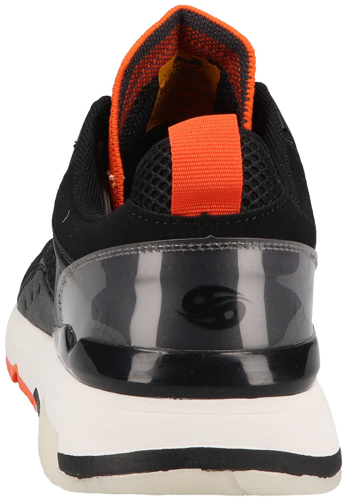 Dockers Sneaker Lederimitat/Textil Schwarz/Grau