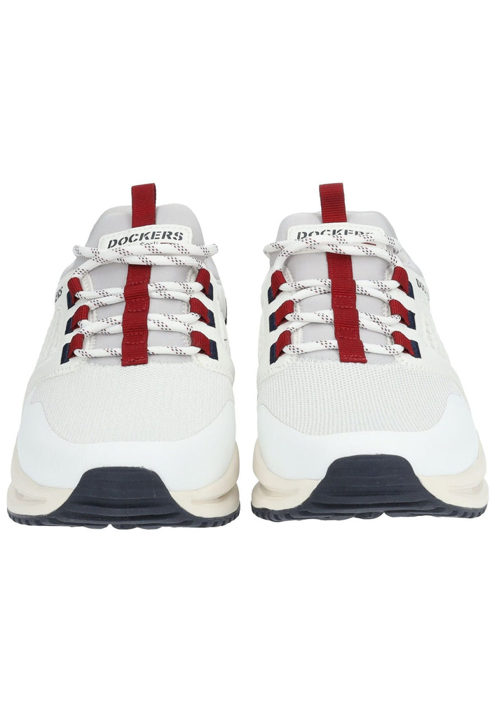 Dockers Sneaker Lederimitat/Textil Weiß/Blau