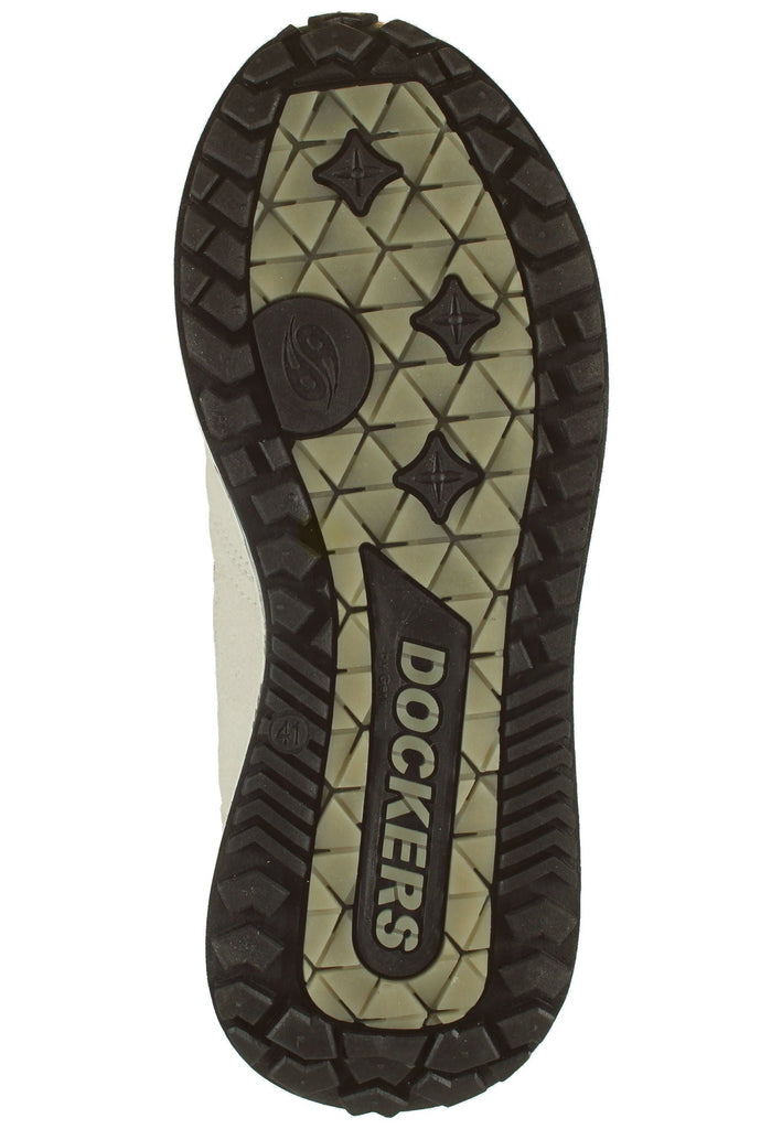 Dockers Sneaker Lederimitat/Textil Weiß/Blau