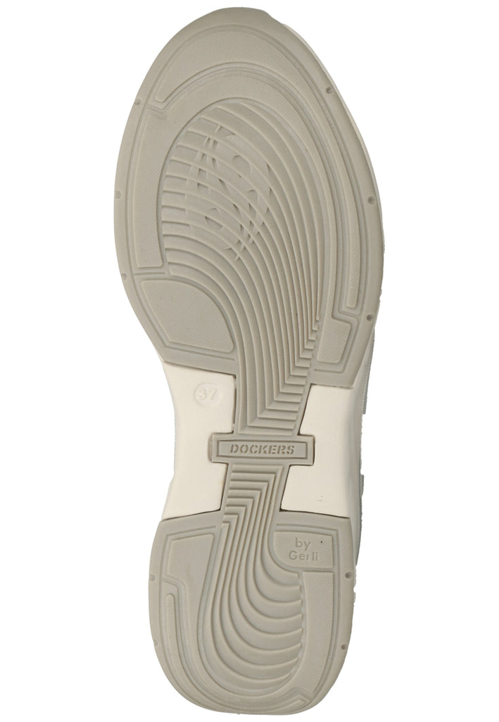 Dockers Sneaker Lederimitat/Textil Weiß Kombi