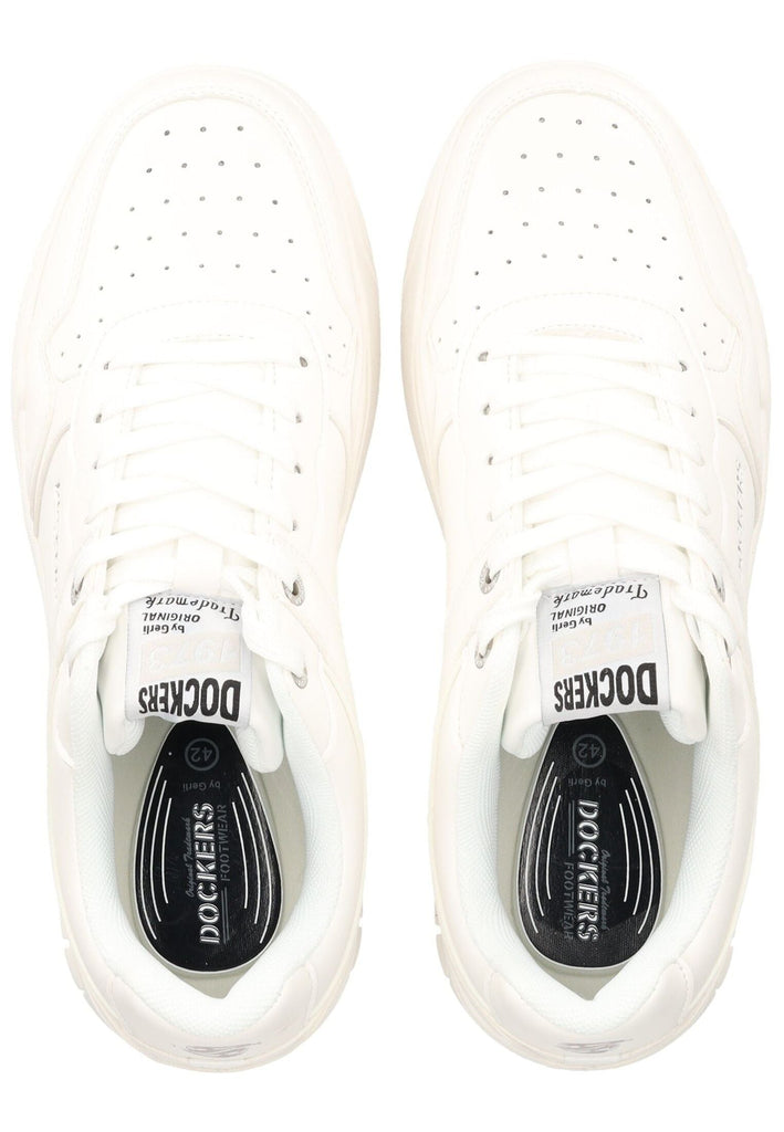 Dockers Sneaker Lederimitat Weiß