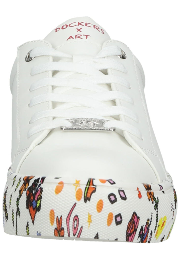 Dockers Sneaker Lederimitat Weiß