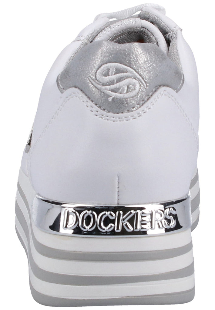 Dockers Sneaker Lederimitat Weiß