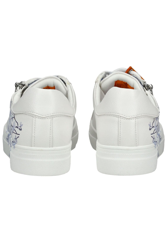 Dockers Sneaker Lederimitat Weiß/Blau