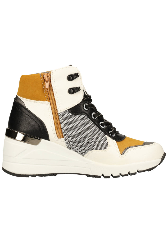 Dockers Sneaker Lederimitat Weiß/Grau