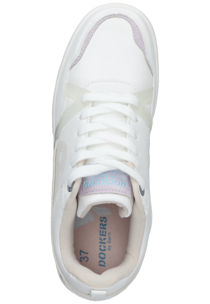 Dockers Sneaker Lederimitat Weiß Kombi