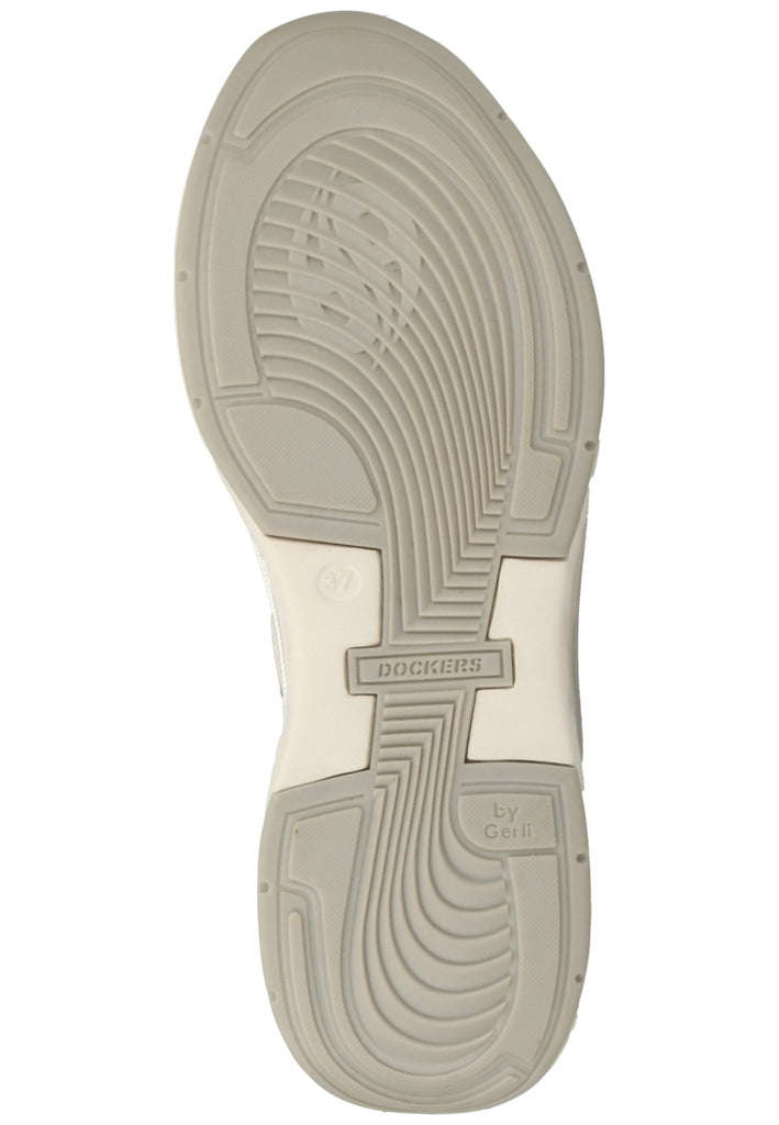 Dockers Sneaker Lederimitat Weiß/Rot