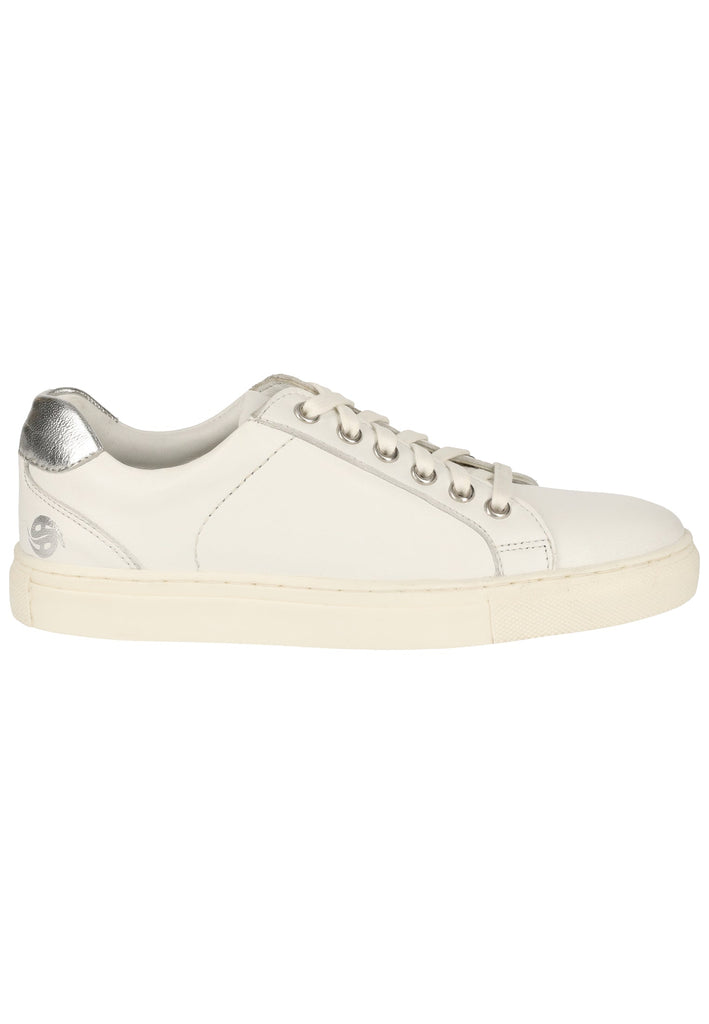 Dockers Sneaker Nappaleder Weiß/Silber