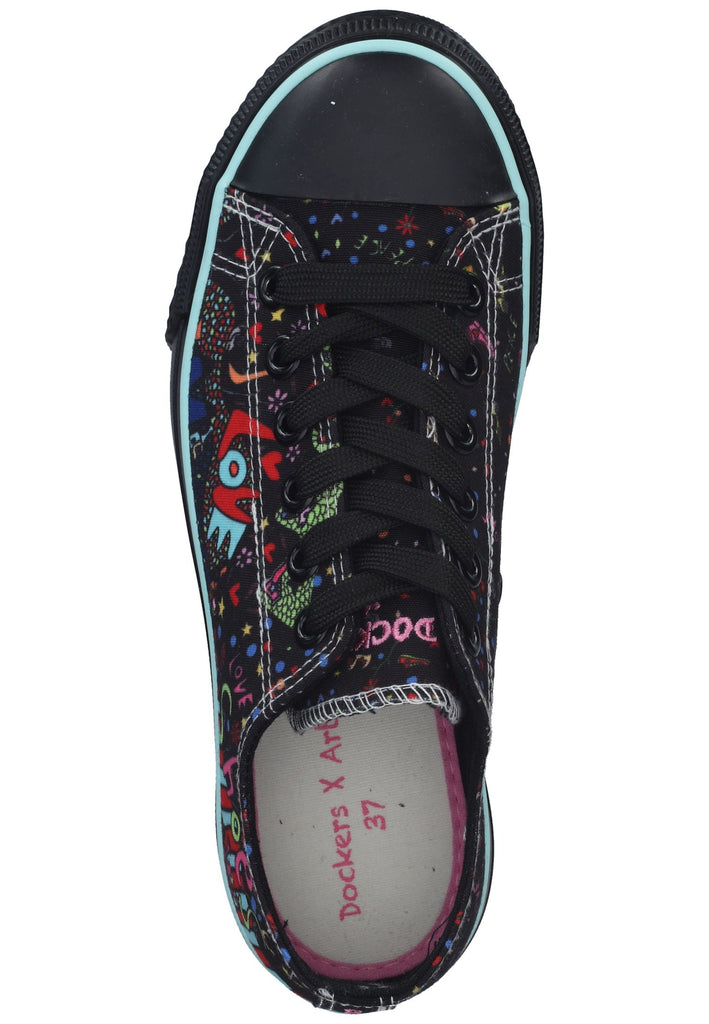Dockers Sneaker Textil Schwarz Multi