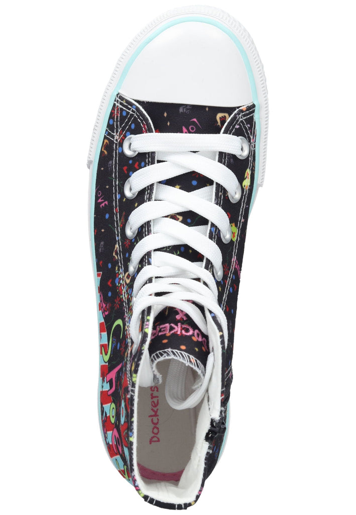 Dockers Sneaker Textil Schwarz/Pink