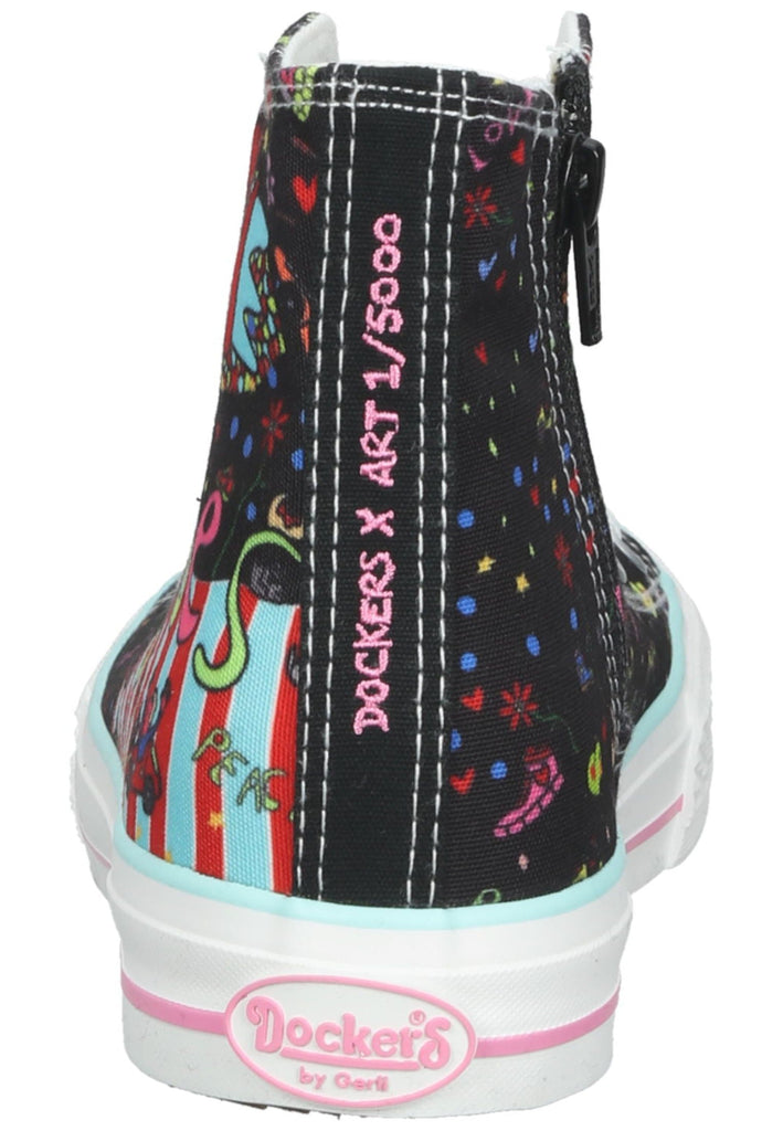 Dockers Sneaker Textil Schwarz/Pink