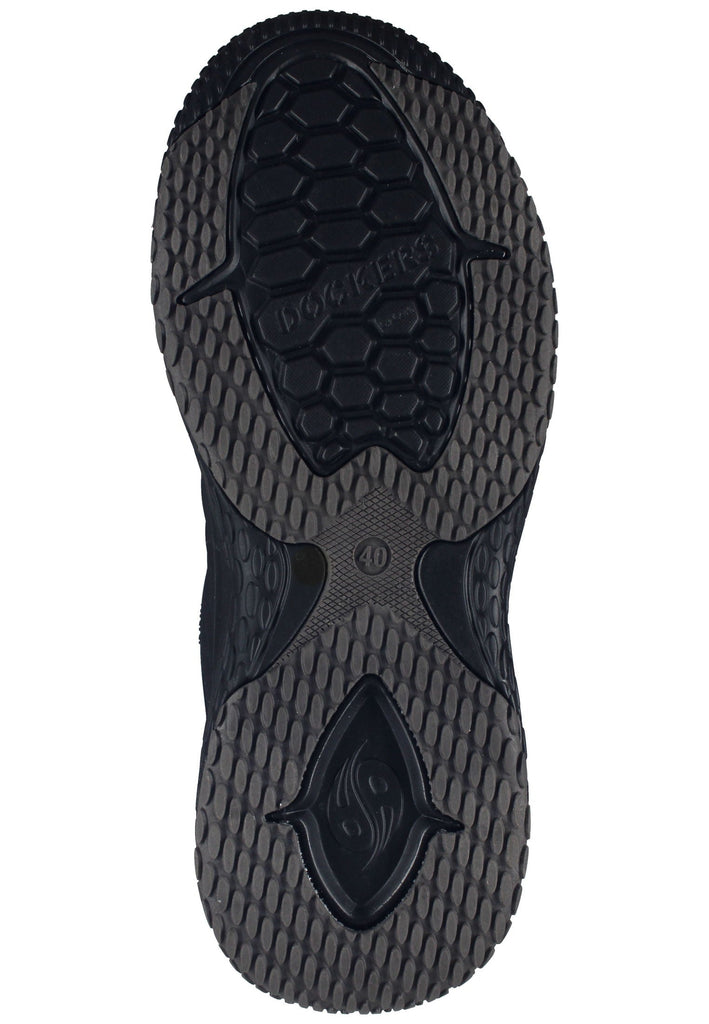 Dockers Sneaker Textil Schwarz/Schwarz