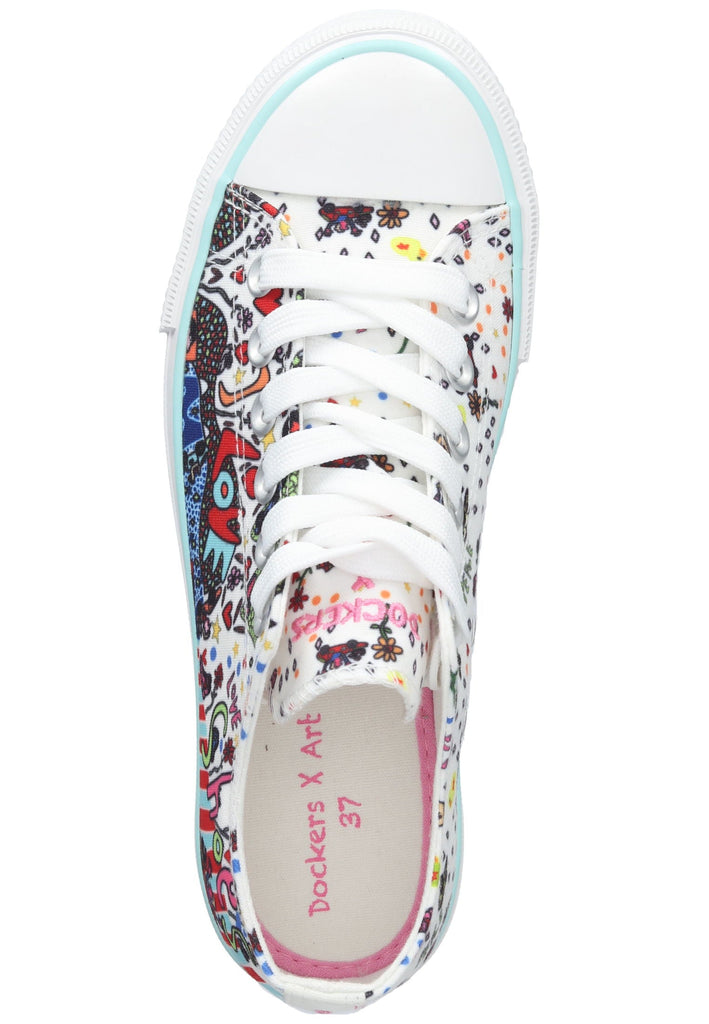 Dockers Sneaker Textil Weiß Kombi