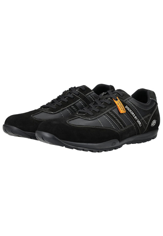 Dockers Sneaker Veloursleder Schwarz/grau