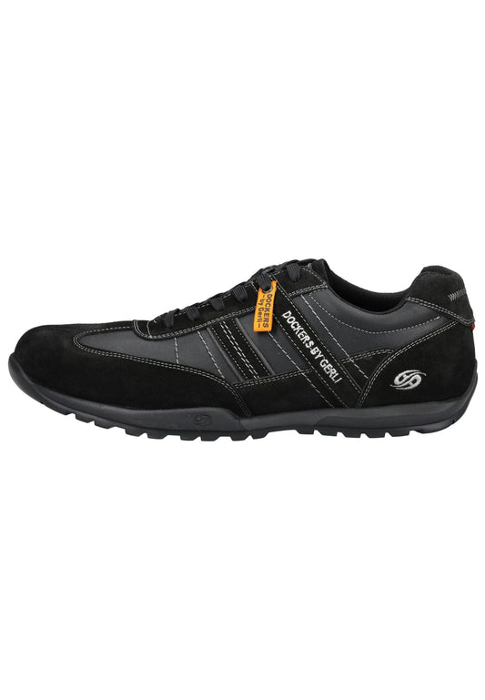 Dockers Sneaker Veloursleder Schwarz/grau