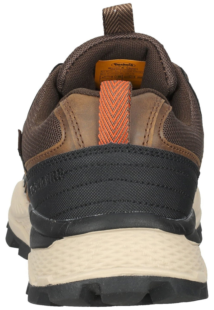 Sport- und Wanderschuhe Dockers Wanderschuhe Lederimitat Dunkelbraun/Schwarz