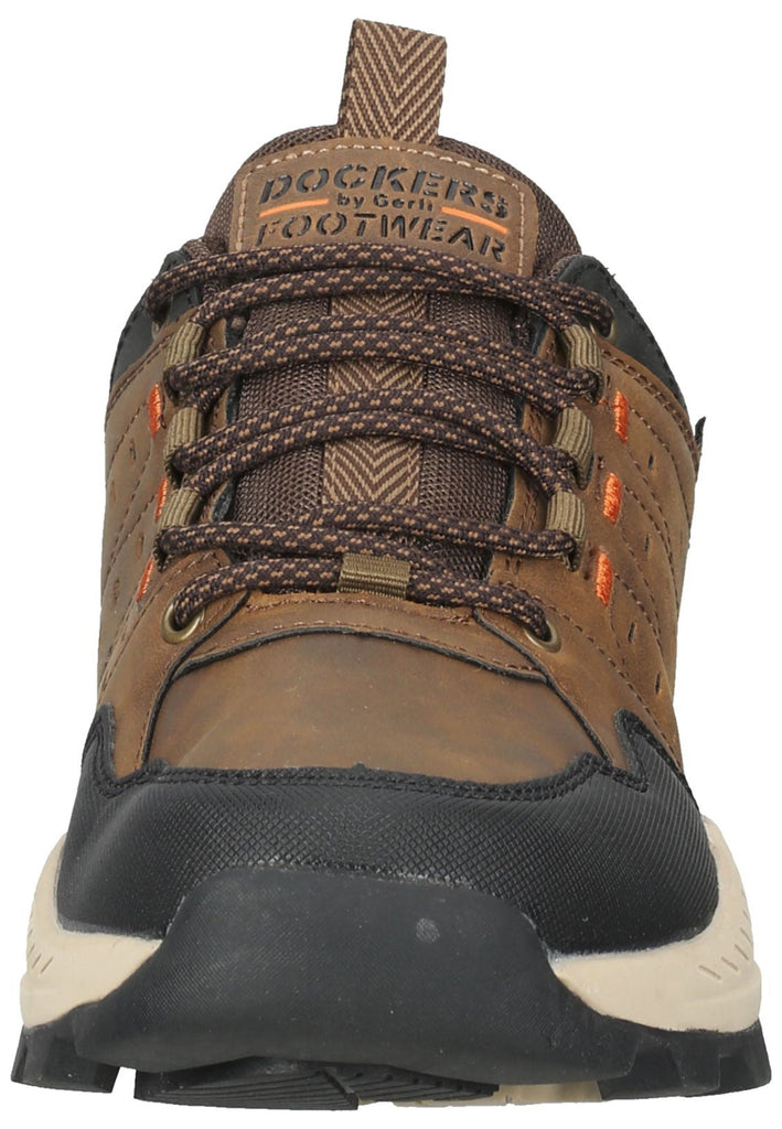 Sport- und Wanderschuhe Dockers Wanderschuhe Lederimitat Dunkelbraun/Schwarz