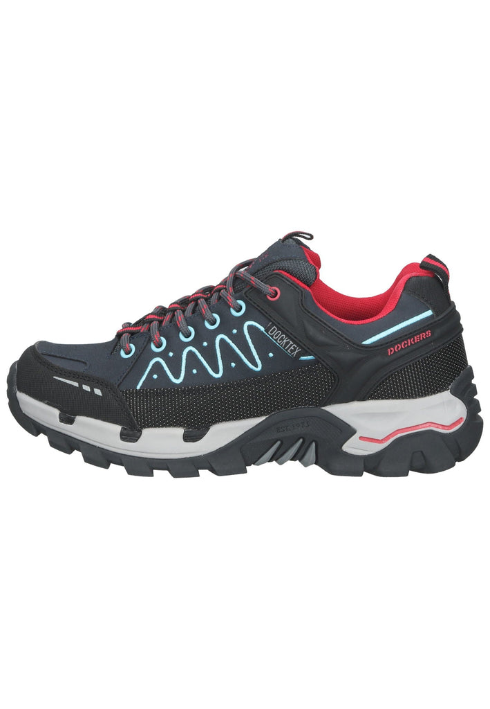 Sport- und Wanderschuhe Dockers Wanderschuhe Lederimitat Navy/Rot