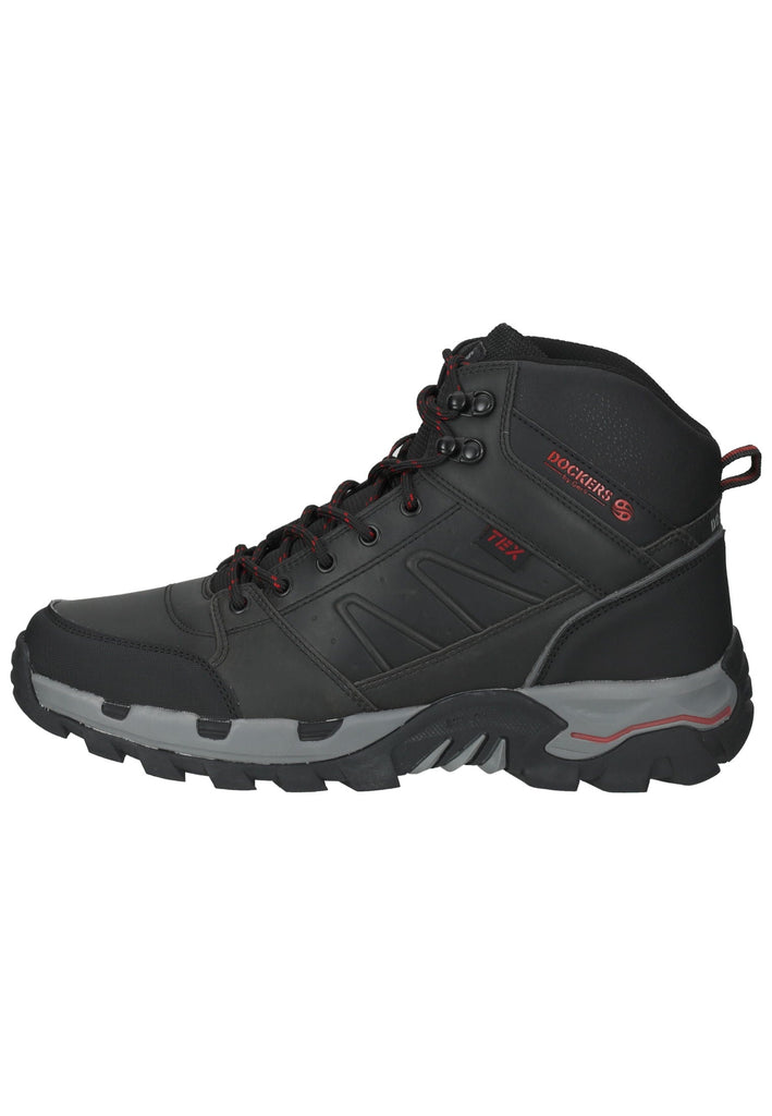 Sport- und Wanderschuhe Dockers Wanderschuhe Lederimitat Schwarz