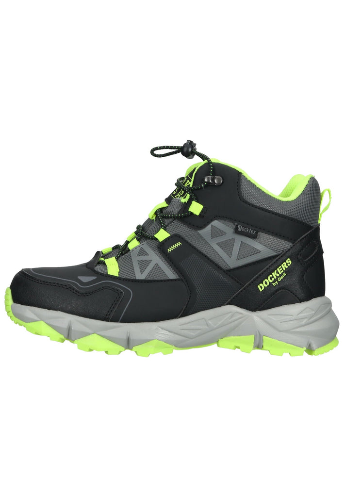 Sport- und Wanderschuhe Dockers Wanderschuhe Lederimitat Schwarz/grau