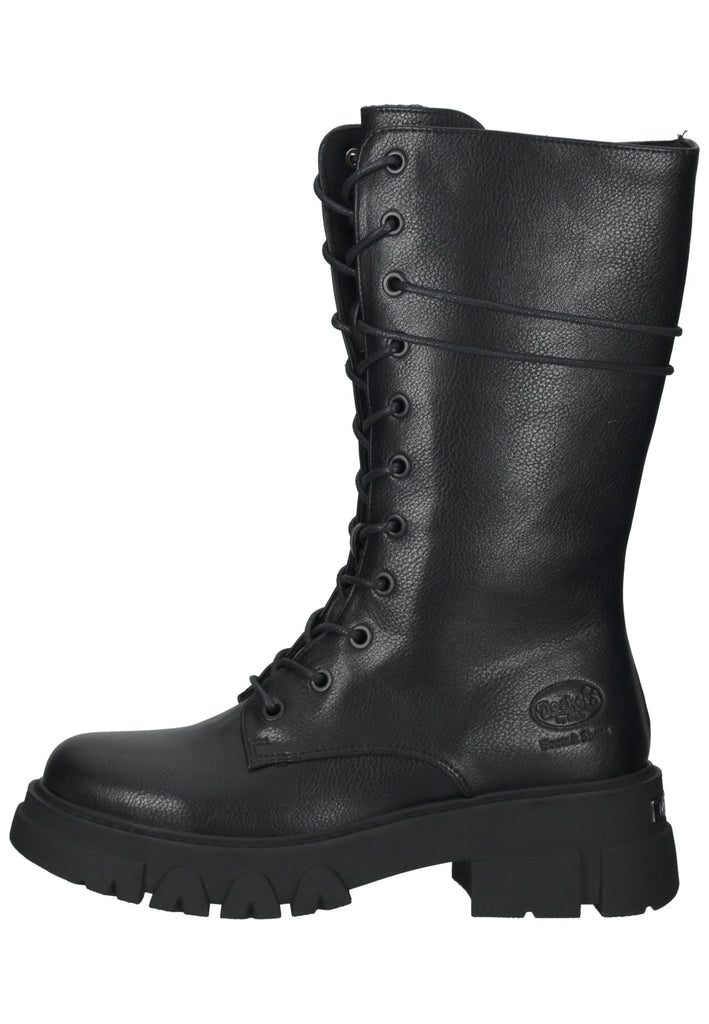 Dockers Stiefel Lederimitat Schwarz