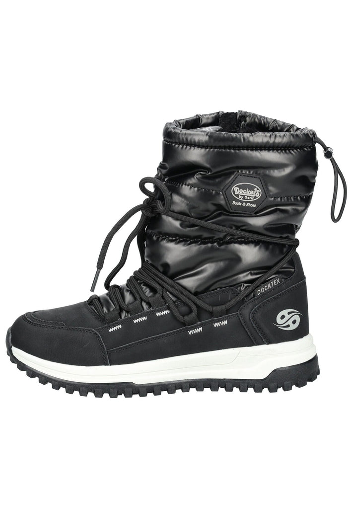 Dockers Stiefel Nylon Schwarz Warmfutter