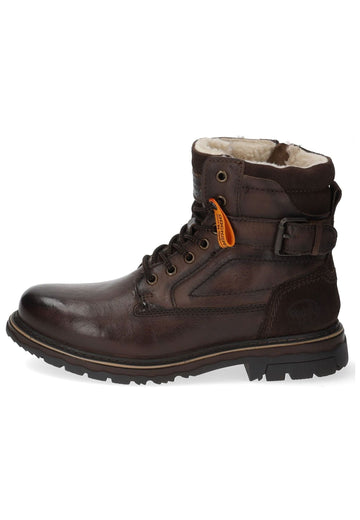 Dockers Stiefelette Leder Braun Warmfutter