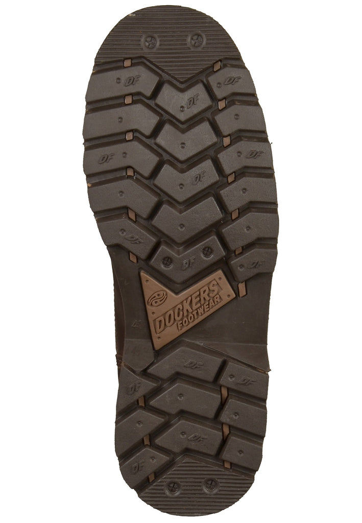 Dockers Stiefelette Leder Cafe Warmfutter