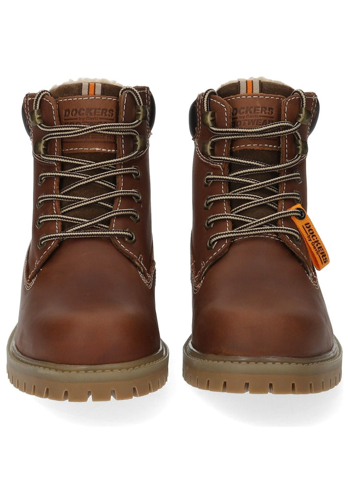 Dockers Stiefelette Leder Cognac Warmfutter