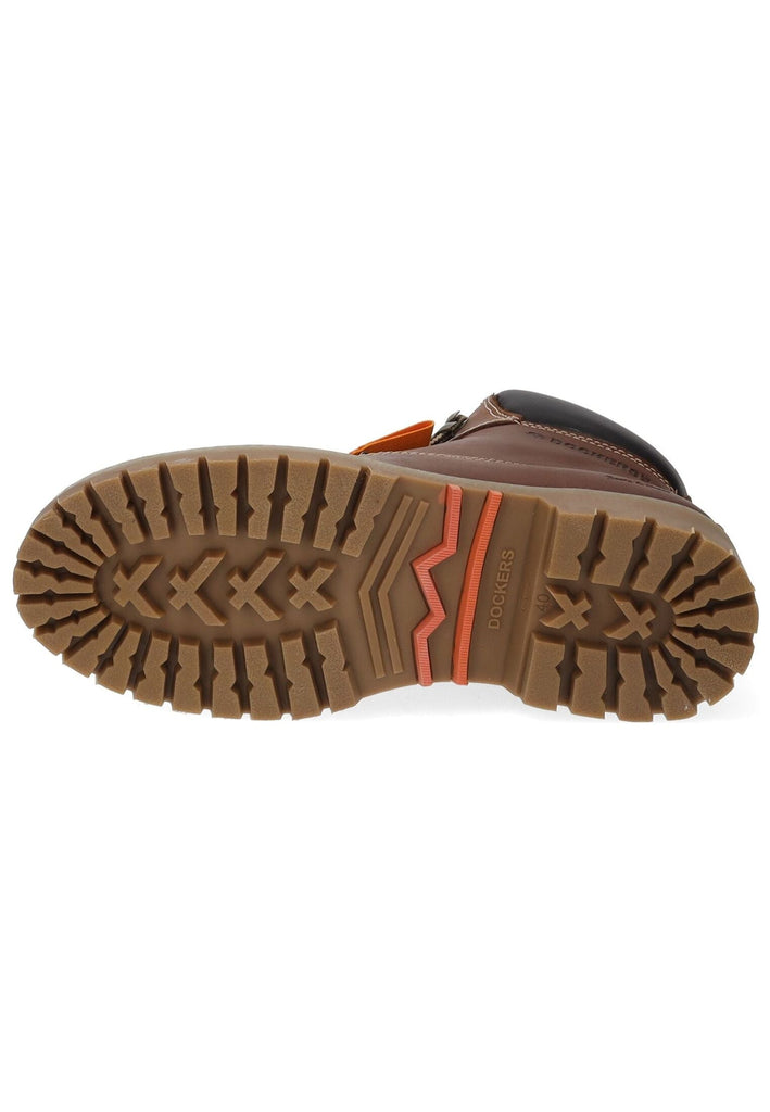 Dockers Stiefelette Leder Cognac Warmfutter