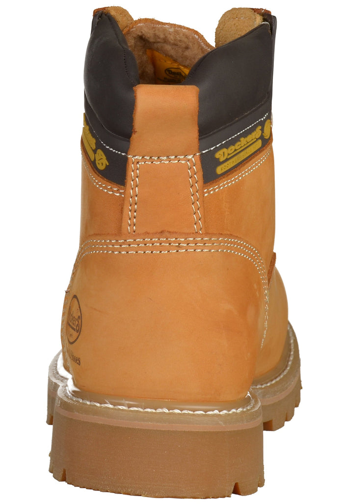 Dockers Stiefelette Leder Golden Tan Warmfutter