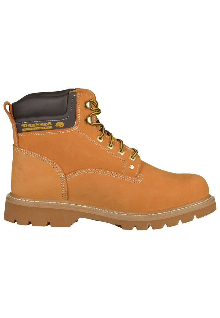 Dockers Stiefelette Leder Golden Tan Warmfutter