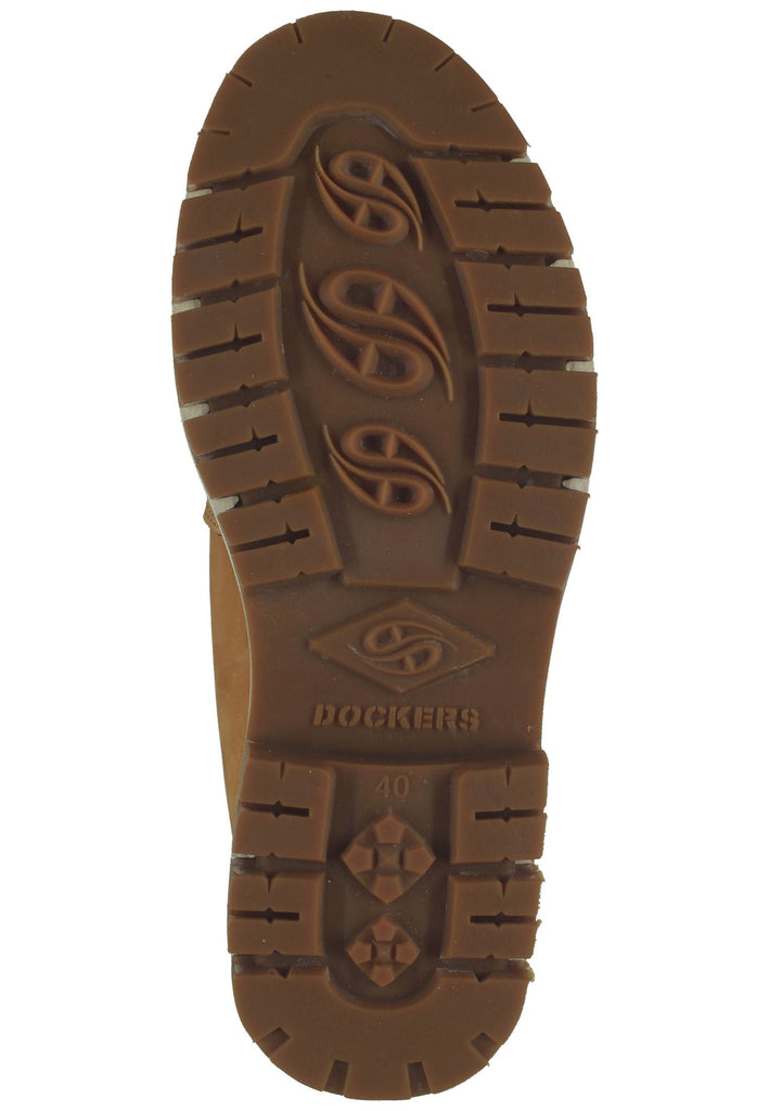 Dockers Stiefelette Leder Golden Tan Warmfutter